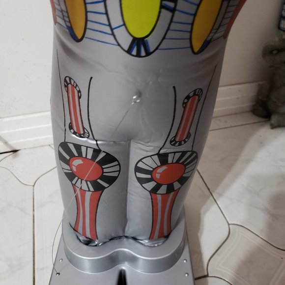 Vintage Starman 80 Inflatable Robot Radio Controlled Toy 1970's Tested In Box - Picture 10 of 16